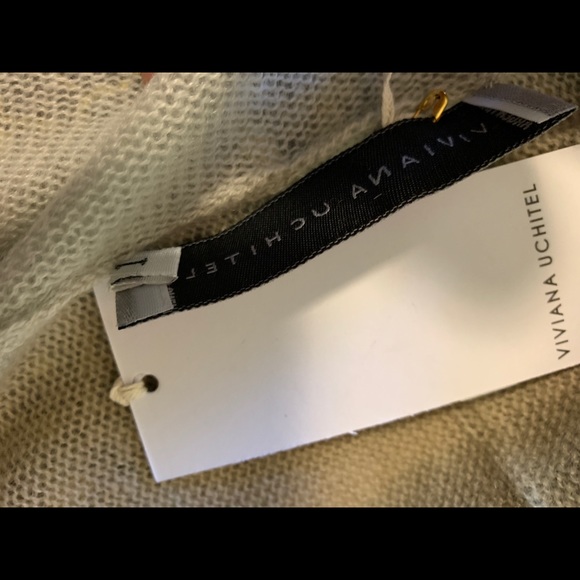 Viviana Uchitel Cashmere Patagonian Clouds Cardigan M NWT - Picture 6 of 6